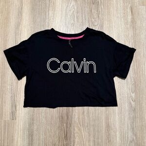 Calvin Klein cropped shirt